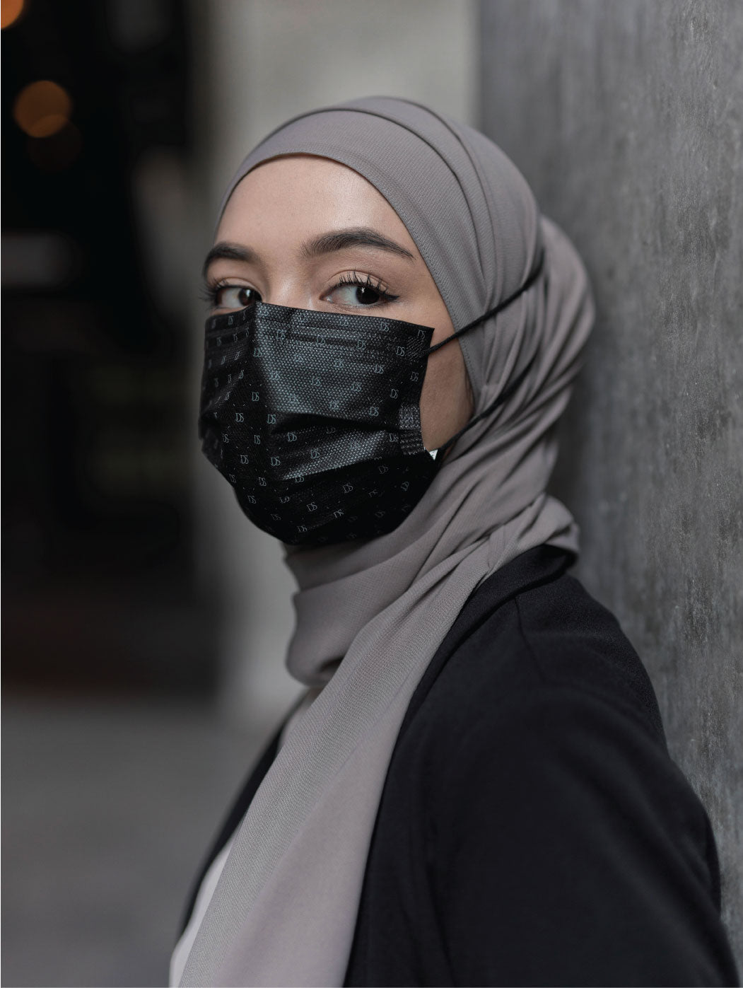 DS FaceMask - Black & Brown