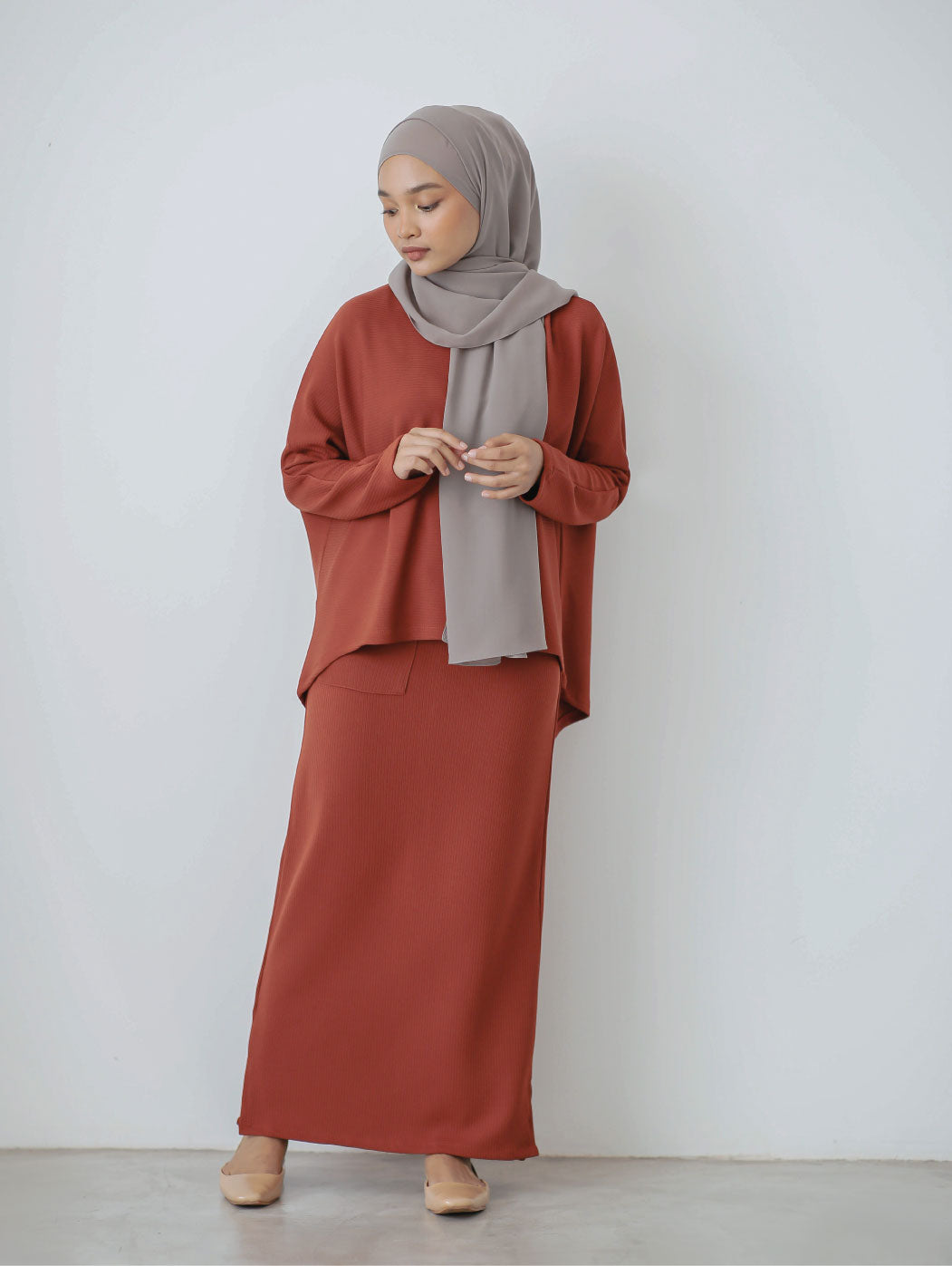 Dayla Set - Brick Orange